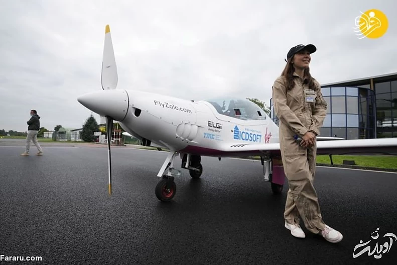 (تصاویر) آغاز سفر جوان‌ترین خلبان زن به دور دنیا